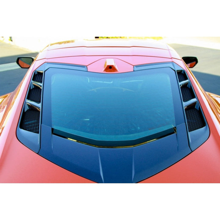 Carbon Fiber Chevrolet Corvette C8 & C8 Z06 Rear Hatch Vents 2020-UP
