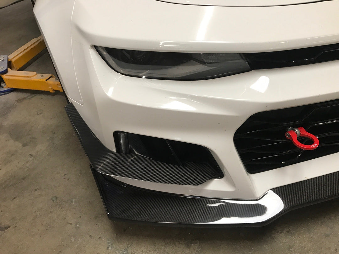Chevrolet Camaro ZL1 Front Bumper Carbon Fiber Canards 2017-2024
