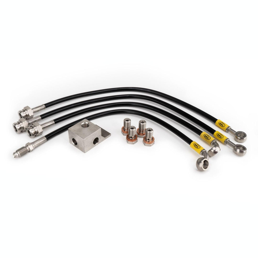 HEL Braided Brake Lines for Mazda Miata / MX-5 (NA/NB) All Models excluding Sport with Factory Big Brakes (1994-2005) - Attacking the Clock Racing
