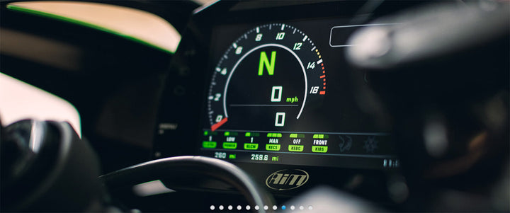 AiM Sports MXG 1.3 Large Color TFT Dash and Data Logger