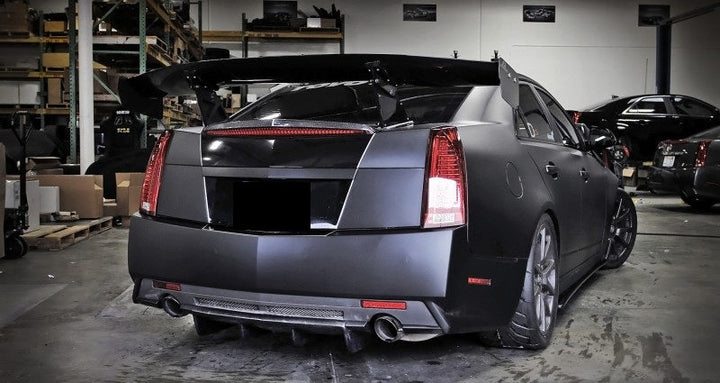 Cadillac CTS-V Sedan GTC-500 Carbon Fiber Adjustable Wing 2008 - 2015