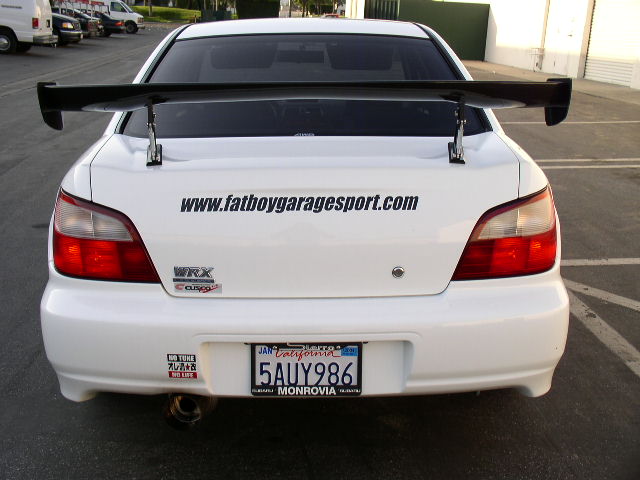 Subaru WRX 2002-2007 SPEC 60.5" GTC-200 Carbon Fiber Adjustable Wing