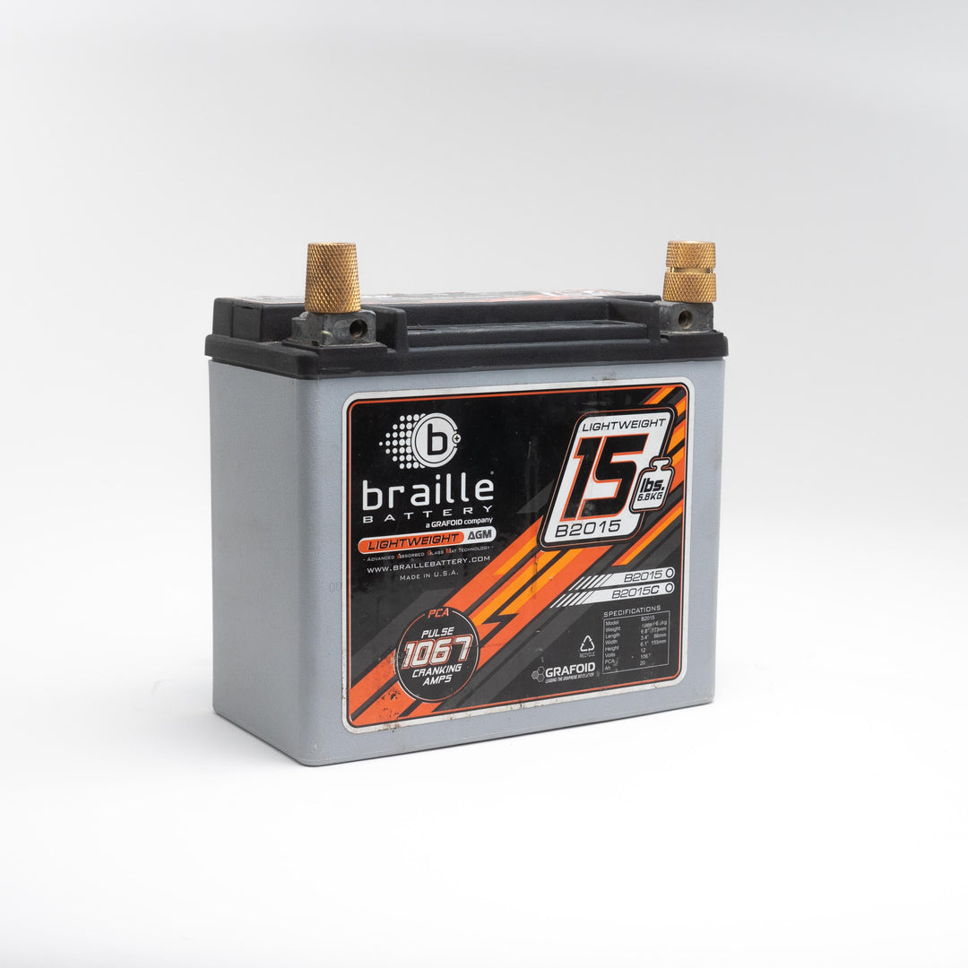 Braille B2015 Battery With Terminals