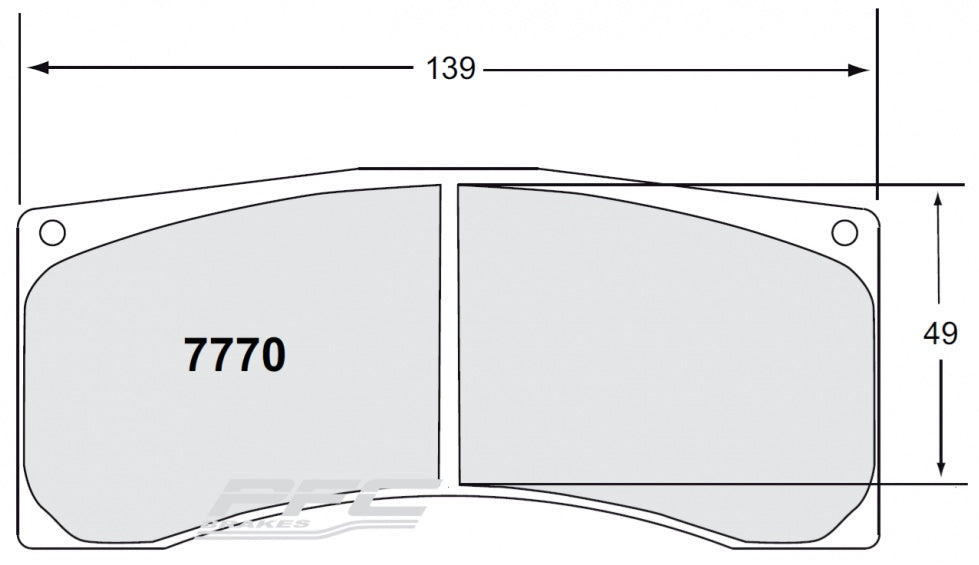 Performance Friction PFC Brake Pads 7770.XX.XX.44 (Rear)