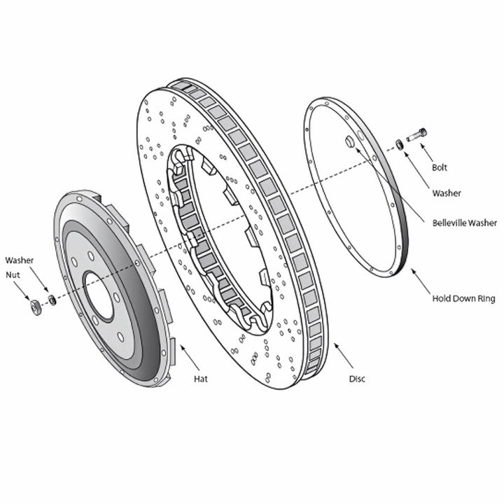 PFC Replacement Slotted Disc (Rear) | Porsche 991 GT3 Cup/981 GT4 Clubsport