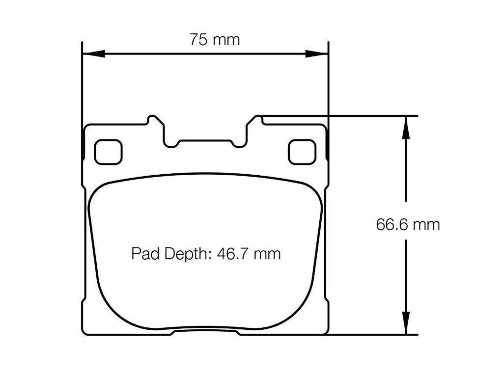 Pagid Racing Brake Pads No. 8300 (Rear)
