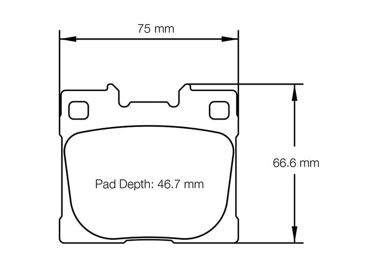Pagid Racing Brake Pads No. 8300 (Rear)
