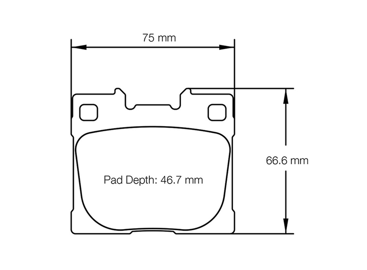 Pagid Racing Brake Pads No. 8300 (Rear)