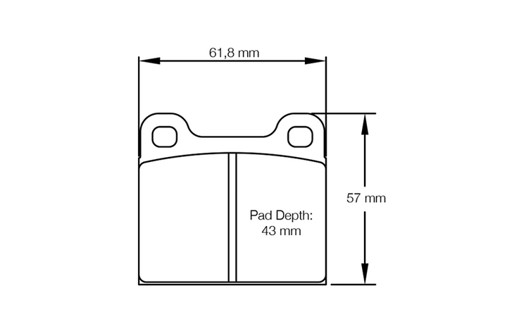 Pagid Racing Brake Pads No. 4304