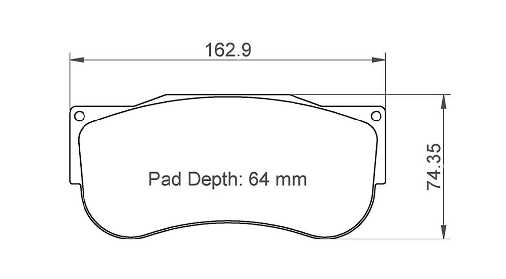 Pagid Racing Brake Pads No. 2564 (Front)