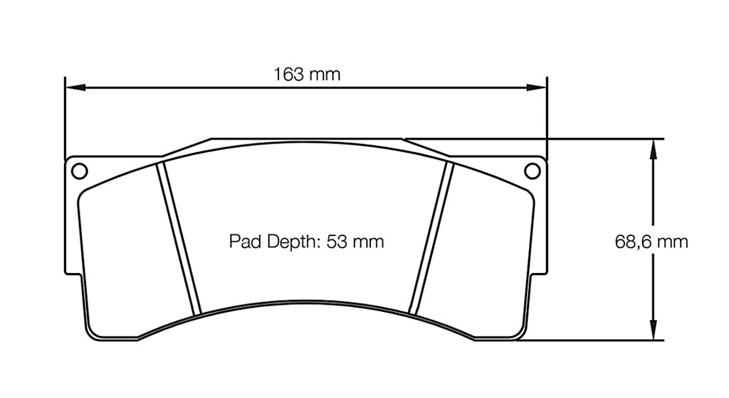 Pagid Racing Brake Pads No. 2688 (Front)