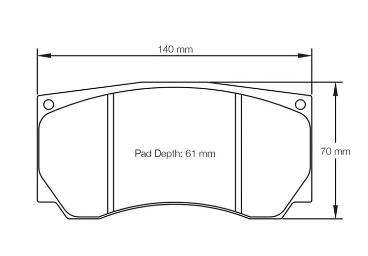 Pagid Racing Brake Pads No. 3280 | Front