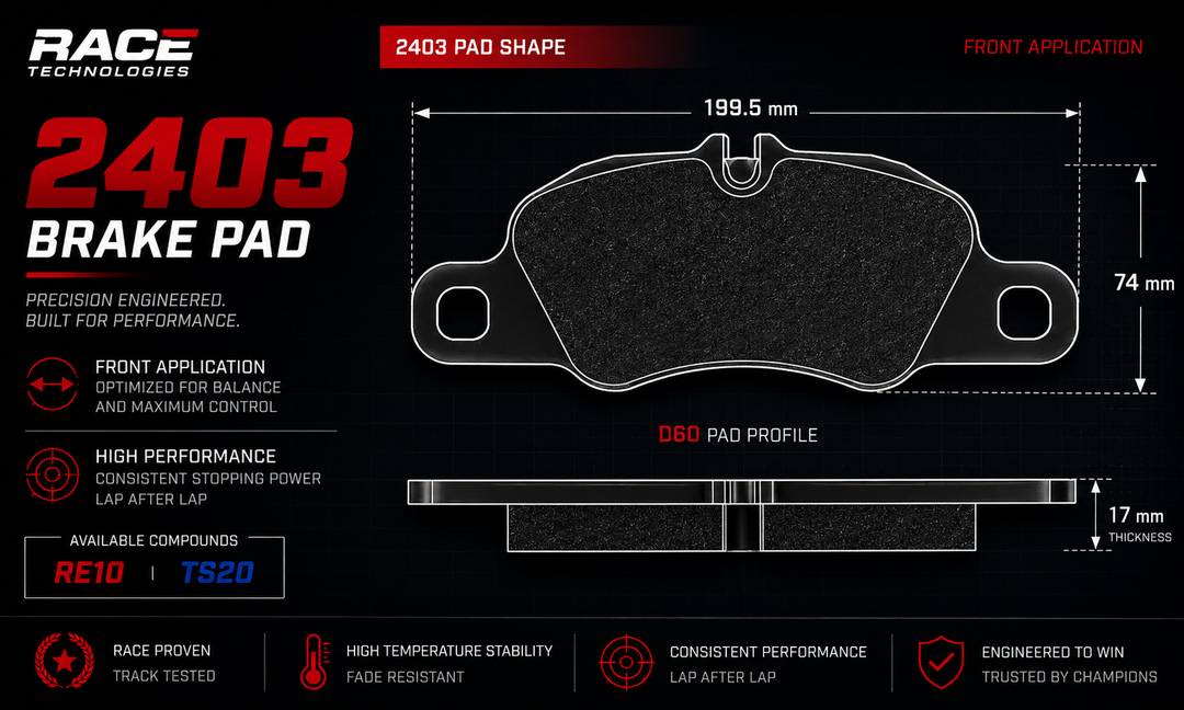 Race Technologies 2403 Brake Pad