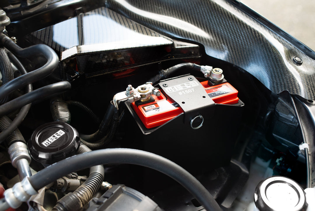 MeLe Subaru Oil Cap Red Installed Mele Design Firm