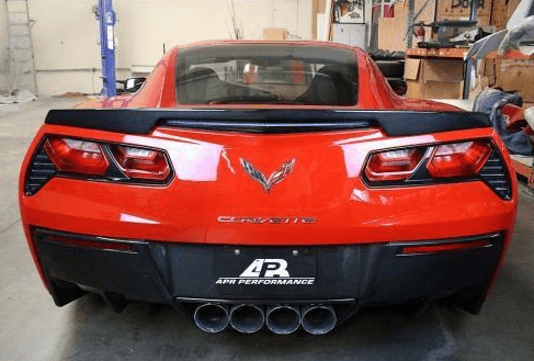 APR Performance Carbon Fiber Rear Spoiler Corvette C7 2014-2020 - Attacking the Clock Racing