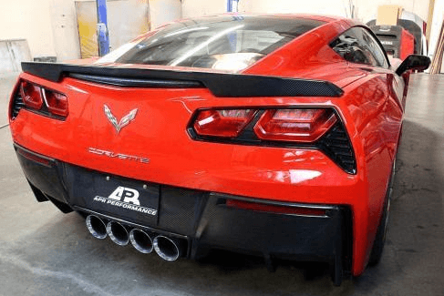 APR Performance Carbon Fiber Rear Spoiler Corvette C7 2014-2020 - Attacking the Clock Racing