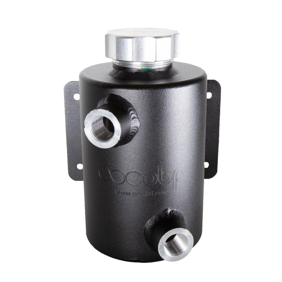 obp Motorsport 35oz (1 Litre) Universal Fit Dark Matter Aluminium Power Steering Tank - Attacking the Clock Racing
