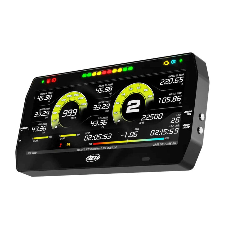 AiM Sports MXT 1.3 10" Color TFT Dash Data Logger
