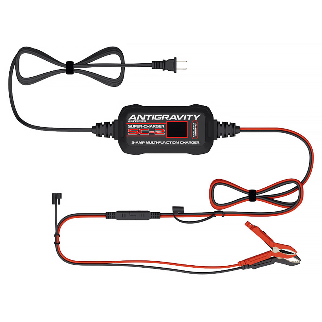 Antigravity SC-2 Super-Charger | 2-Amp Lithium & Lead-Acid Battery Charger Maintainer