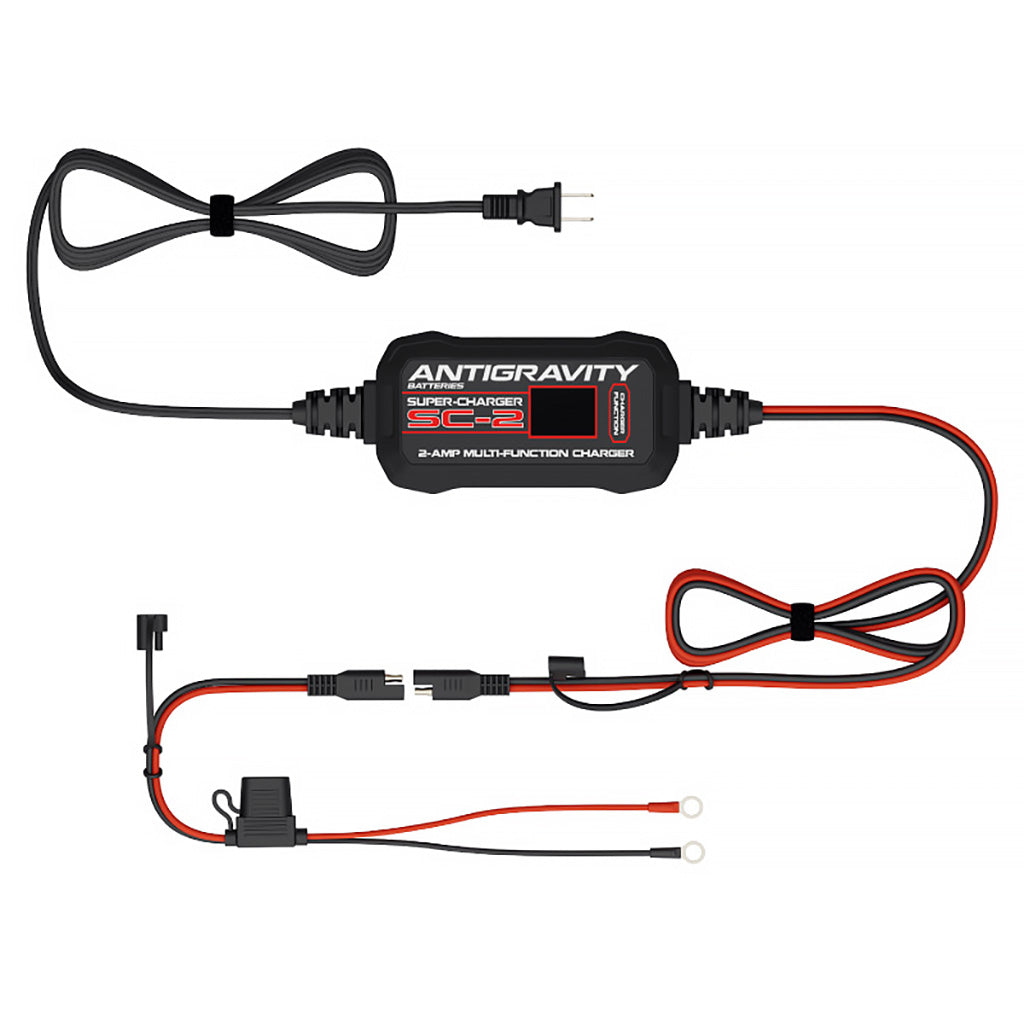 Antigravity SC-2 Super-Charger | 2-Amp Lithium & Lead-Acid Battery Charger Maintainer