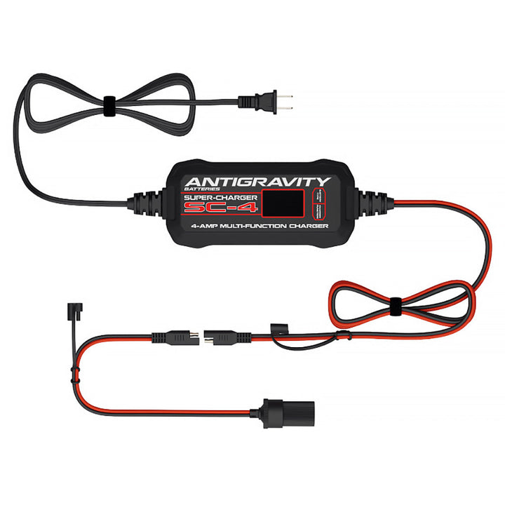 Antigravity SC-4 Super-Charger | 4-Amp Smart Lithium & Lead-Acid Battery Charger