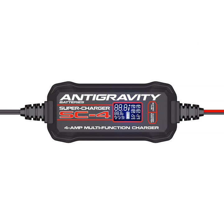 Antigravity SC-4 Super-Charger | 4-Amp Smart Lithium & Lead-Acid Battery Charger