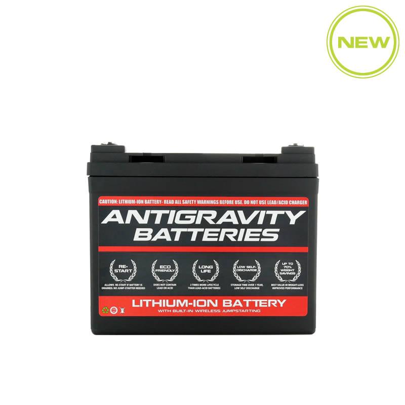 Antigravity U1/Group U1R Lithium Auto Battery w/Re-Start - Right Positive Terminal Location - Attacking the Clock Racing