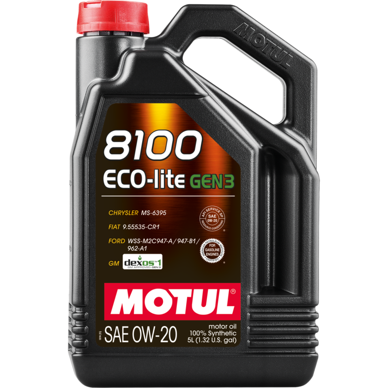 Motul 5L 8100 Eco-Lite Gen3 0W20