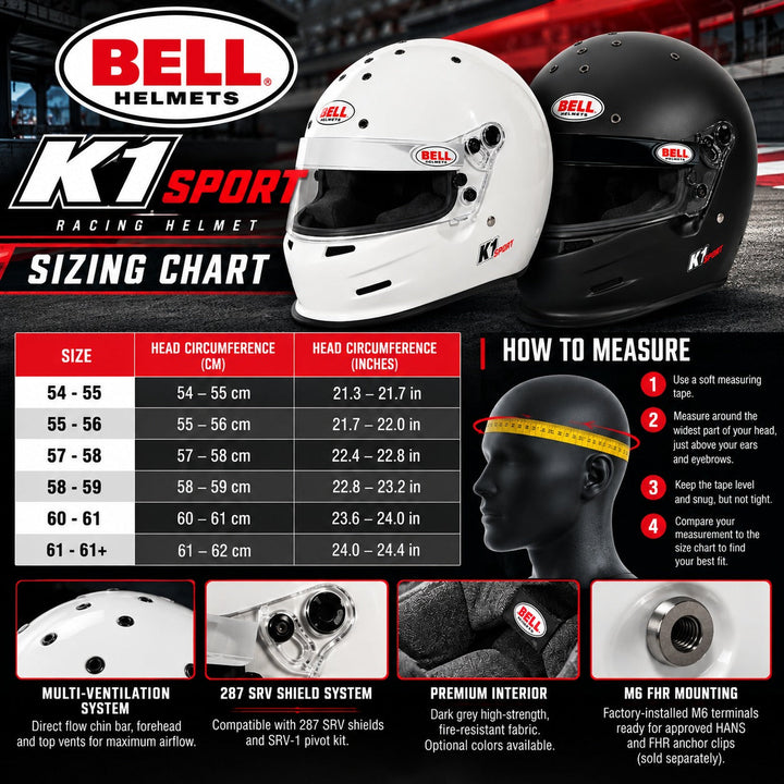 Bell K1 Sport Helmet SA2025