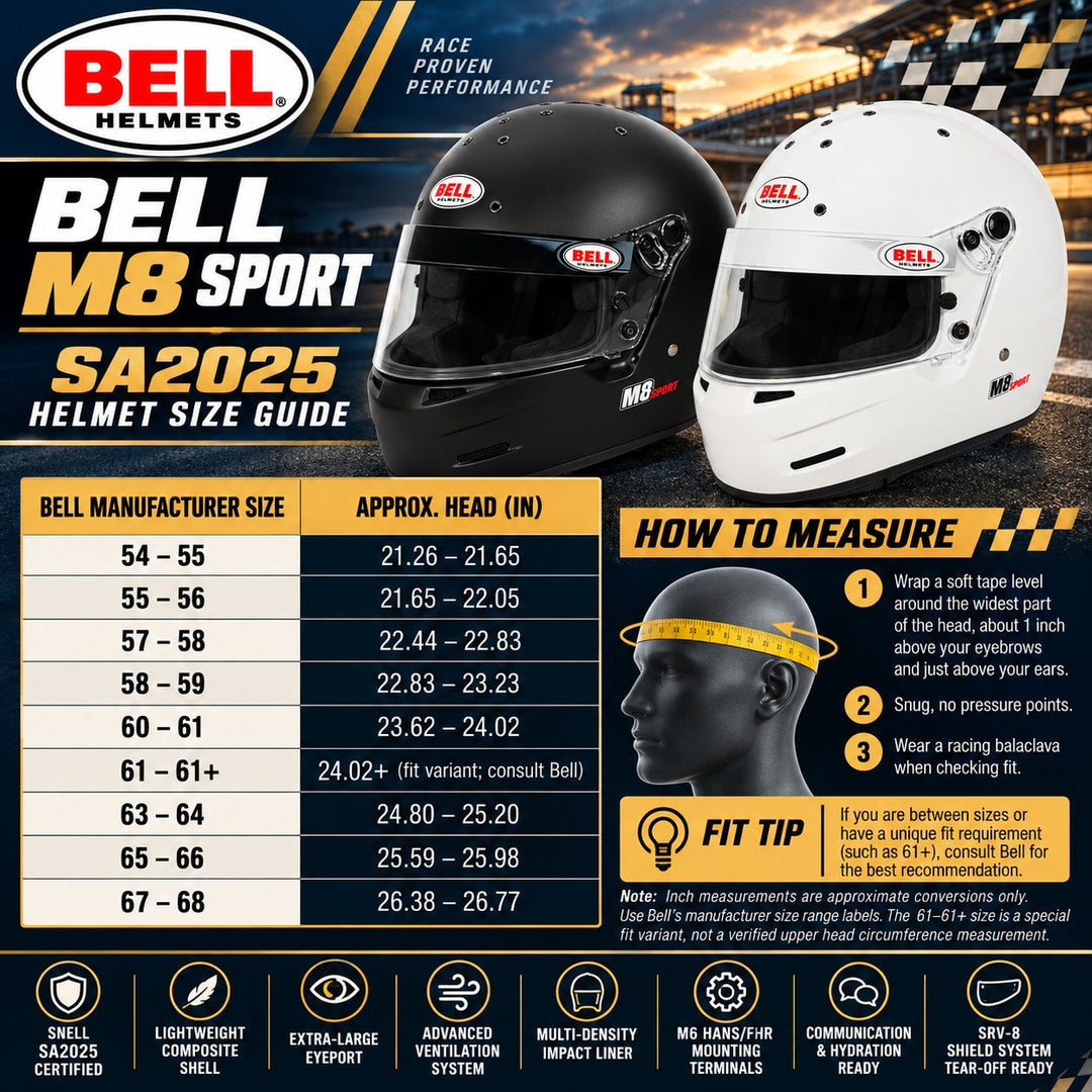 Bell M.8 Sport Helmet SA2025