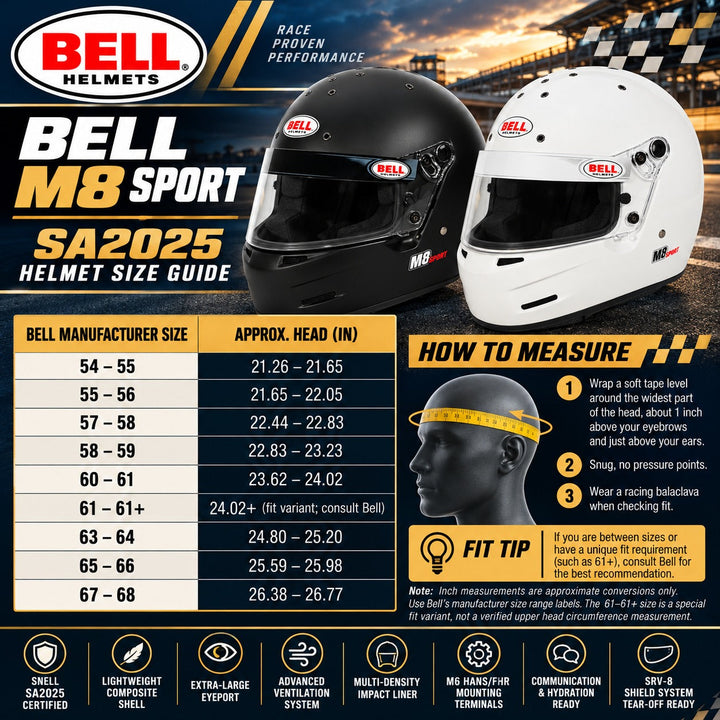 Bell M.8 Sport Helmet SA2025