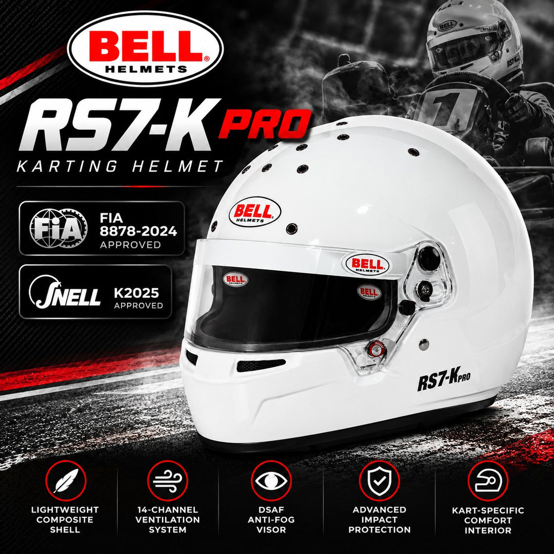 Bell RS7-K Karting Pro Helmet | FIA 8878-2024 | K2025
