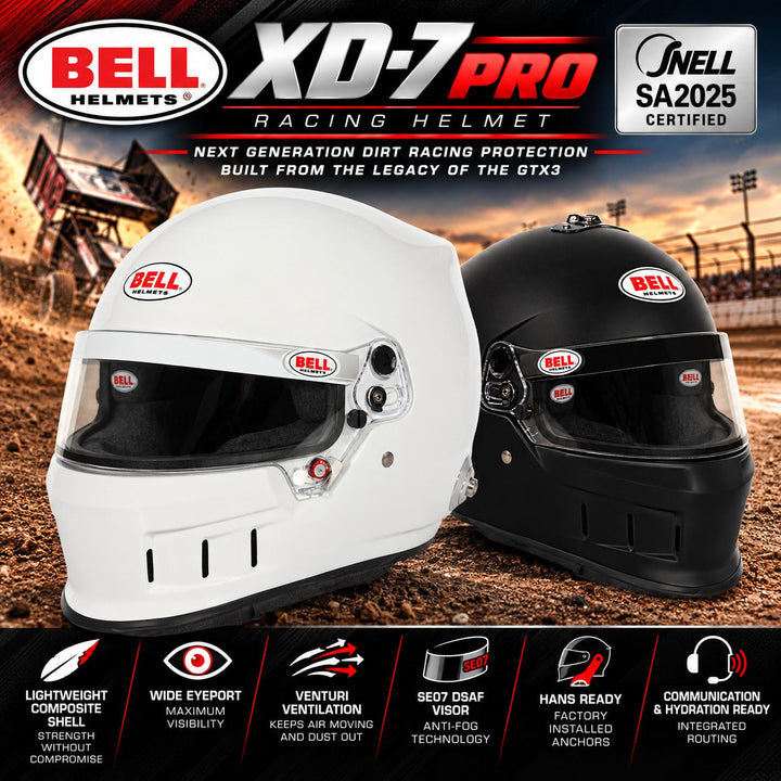 Bell XD-7 Pro Helmet Snell SA2025