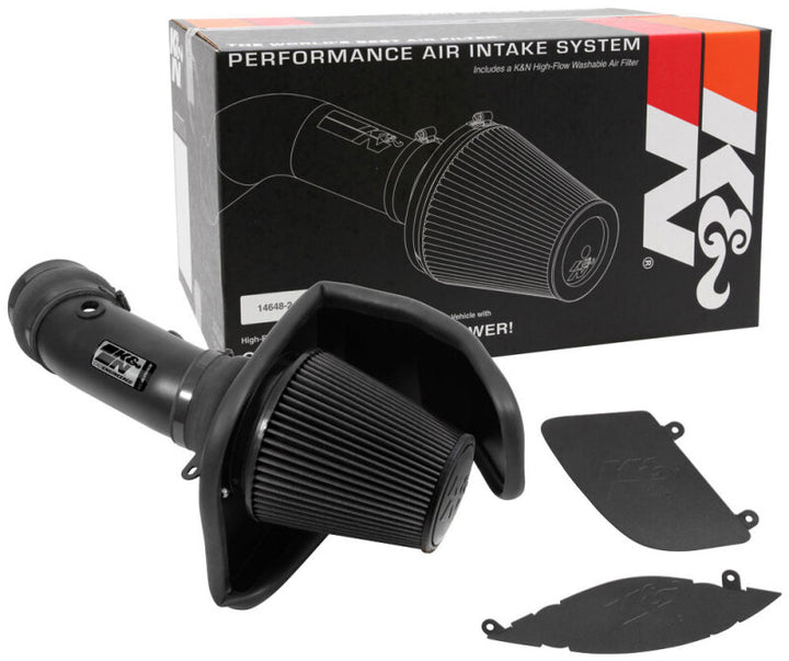 K&N 17-23 Charger/Challenger Hellcat SC 6.2L V8 DRYFLOW Performance Air Intake