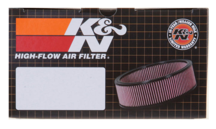 K&N Custom Racing Assembly - Round Tapered - Red 1.375in Neck Flange - 2.25in Over Height