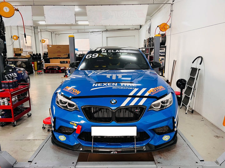 BMW F87 M2 CS Bumper Carbon Fiber Front Wind Splitter