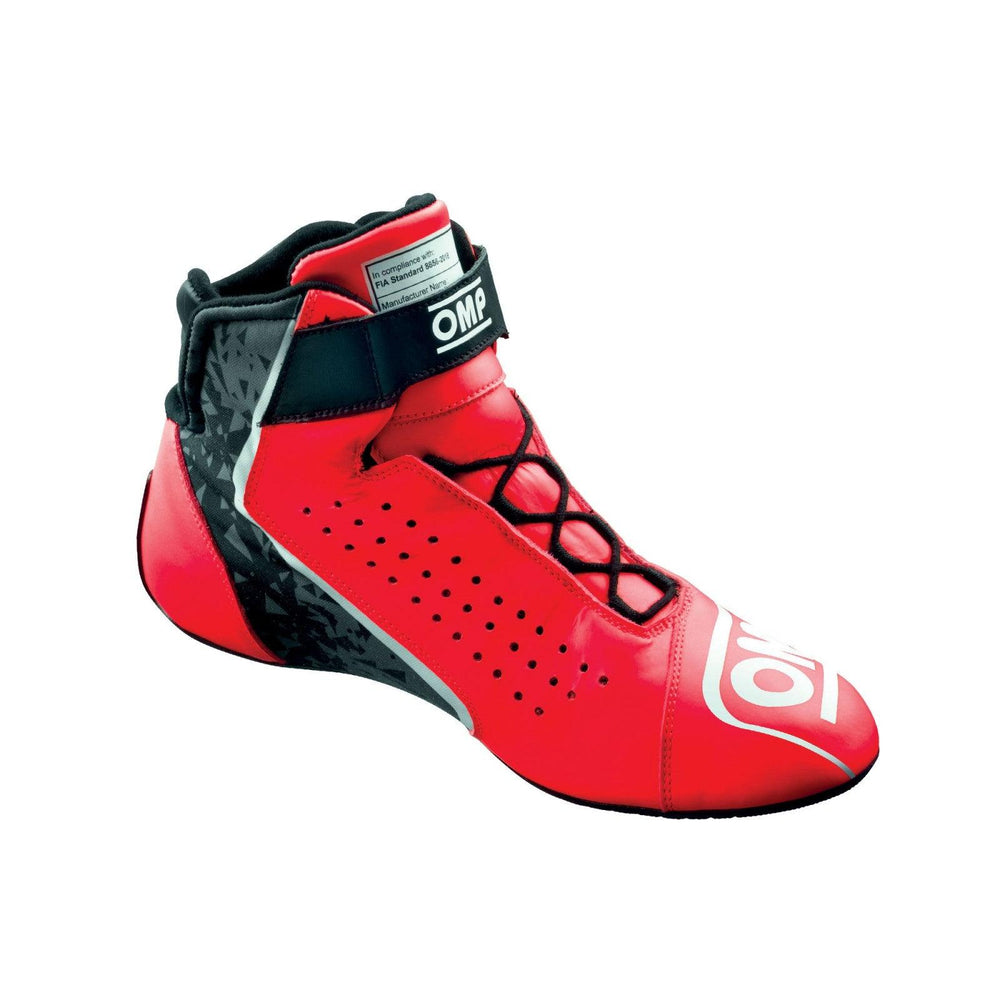 OMP Evo X Red Shoes Size 42 - Attacking the Clock Racing