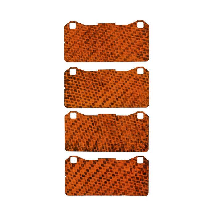 Carbon Fibre Brake Pad Shims for Toyota GR Yaris 1.6 2020-on - Attacking the Clock Racing