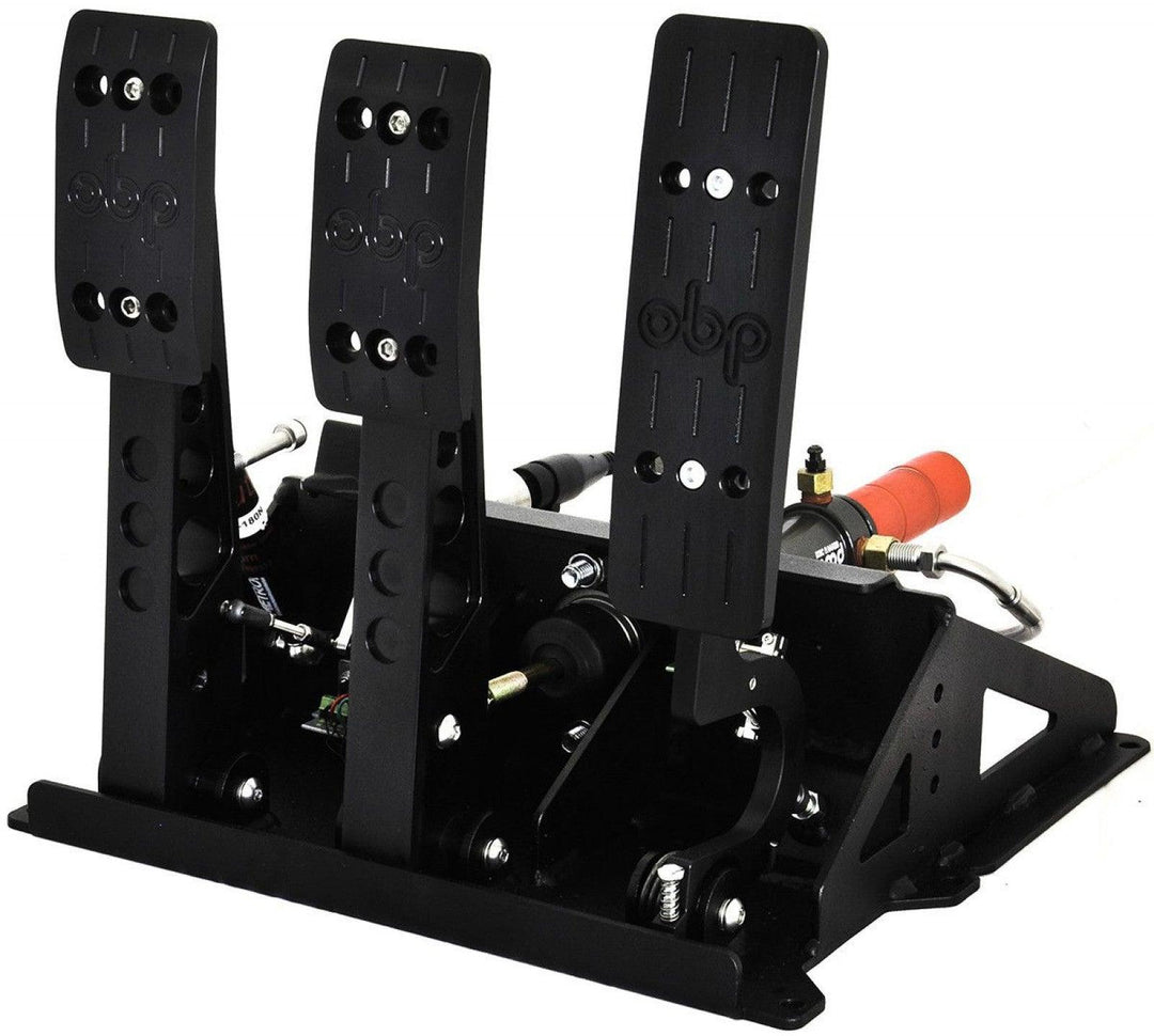 obp Motorsport E-Sports Pro-Race V2 Hydraulic Pedal System (Black) - Attacking the Clock Racing