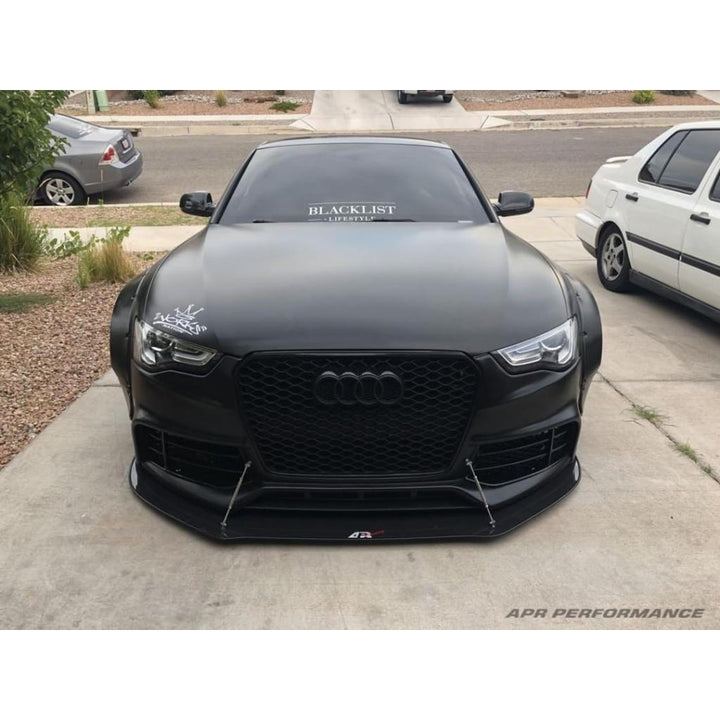 Audi S5 / RS5 Stock Bumper Carbon Fiber Front Wind Splitter 2013-2016