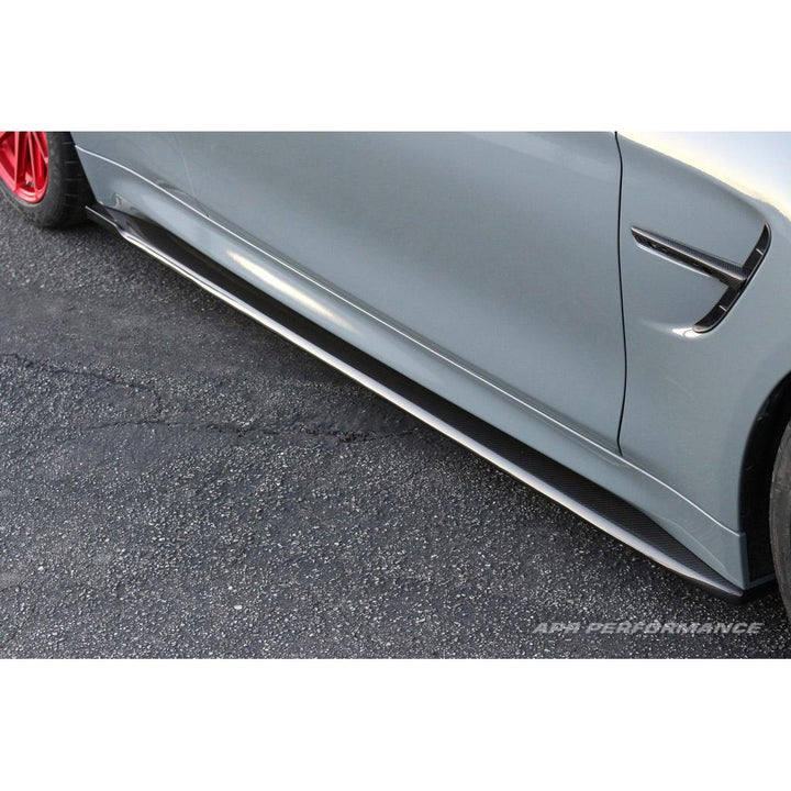 BMW F82 M4 Carbon Fiber Side Rocker Extension/ Side Skirt