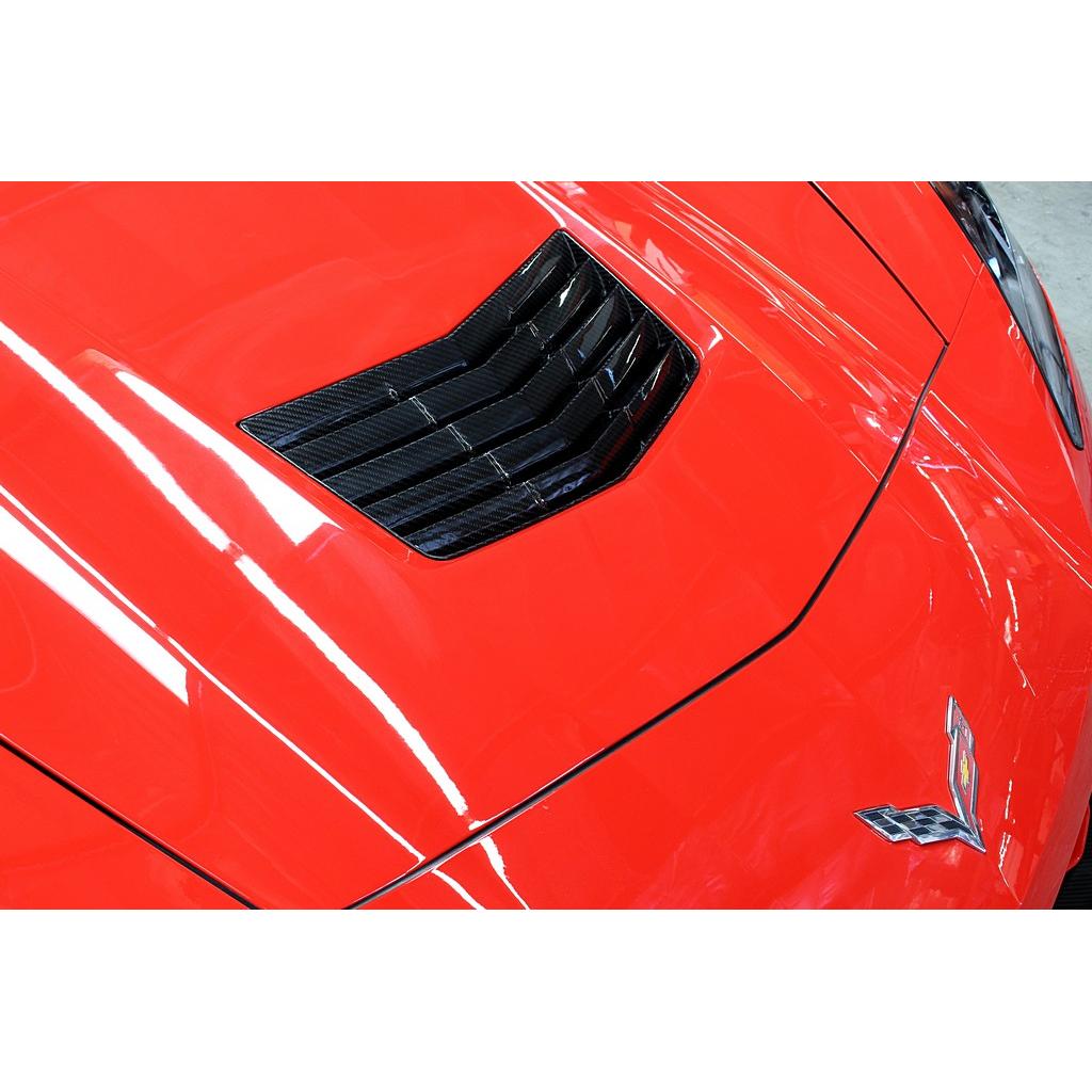 Carbon Fiber Chevrolet Corvette C7 C7 Z06 Hood Vent 2014 - 2019