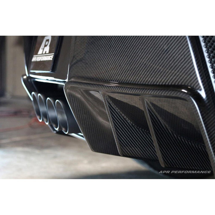 Chevrolet Corvette C7 Z06 Carbon Fiber Rear Diffuser 2014-2019  Version 2