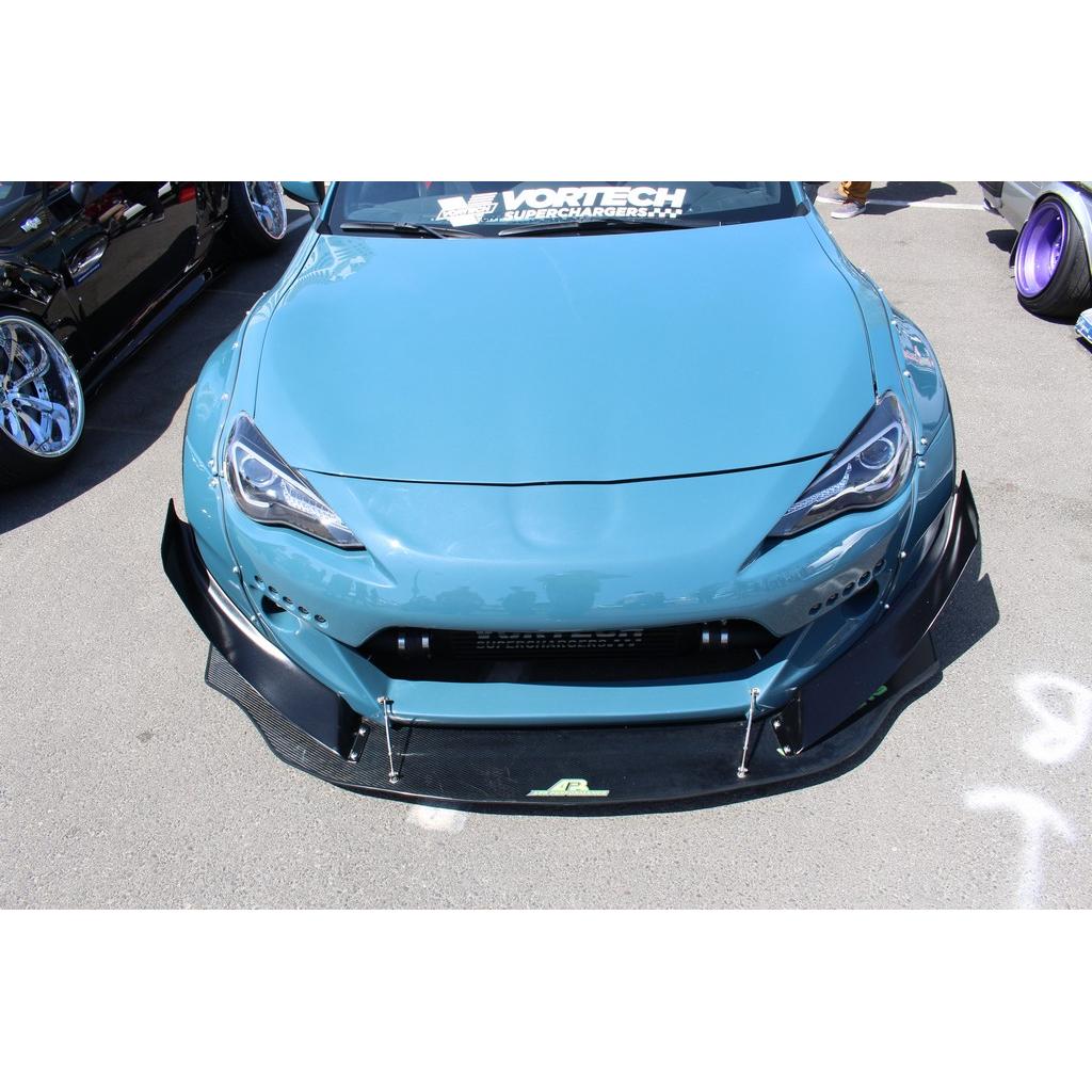 Scion FR-S/ Subaru BRZ RB Version 2 Carbon Fiber Front Wind Splitter 2013-2016