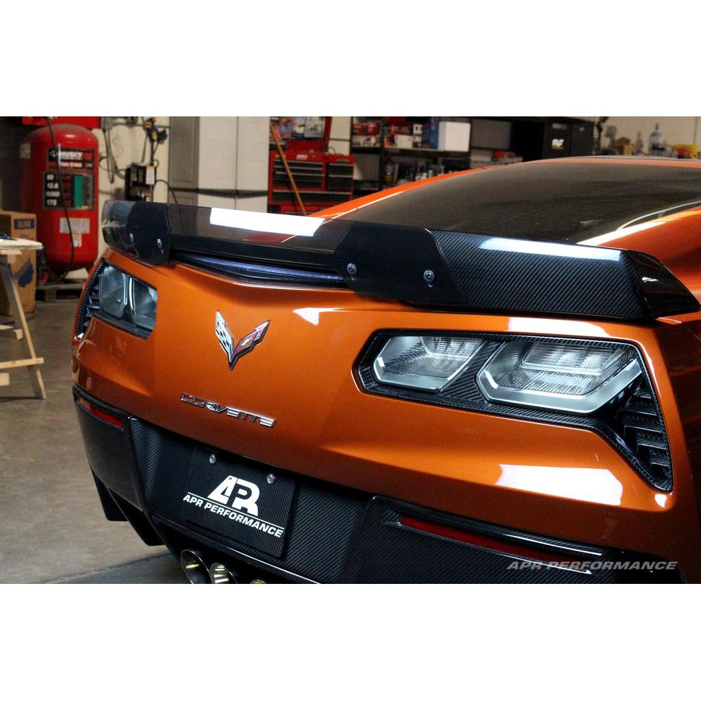 Carbon Fiber Chevrolet Corvette C7 Rear Tail Light Bezels 2014-2019
