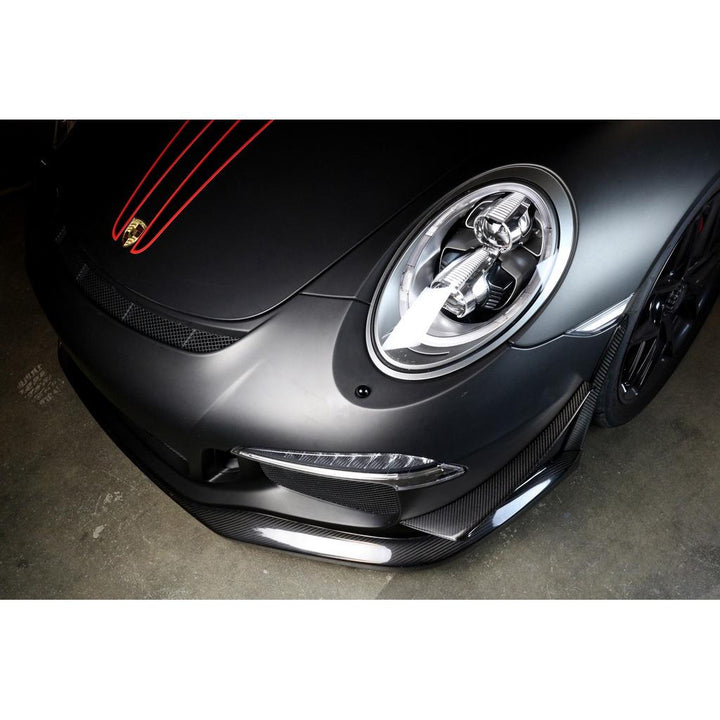 Porsche 991.1 GT3 Carbon Fiber Front Bumper Canards 2013-2015