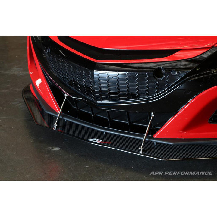 Acura NSX Stock Bumper Carbon Fiber Front Wind Splitter 2016 - 2022