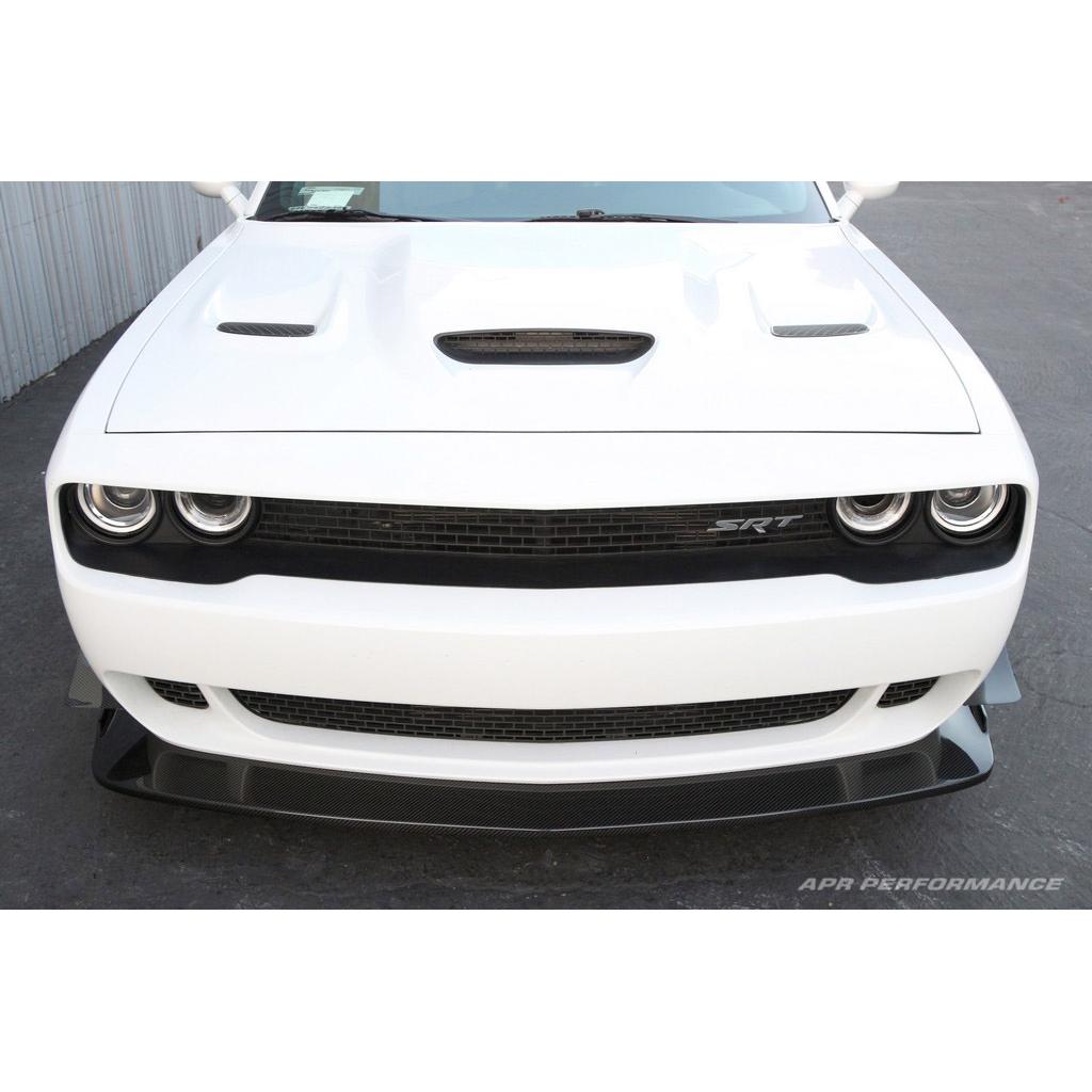 Carbon Fiber Dodge Challenger Hellcat Front Air Dam / Lip 2015-2023