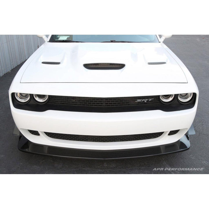 Carbon Fiber Dodge Challenger Hellcat Front Air Dam / Lip 2015-2023