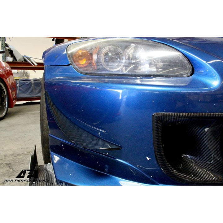 S2000 AP2 Carbon Fiber Front Bumper Canard 2004-2009